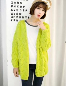 明星同款针织开衫女,时尚保暖两不误